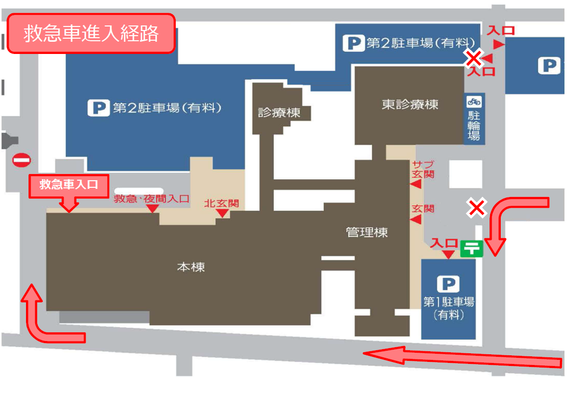 救急車進入経路